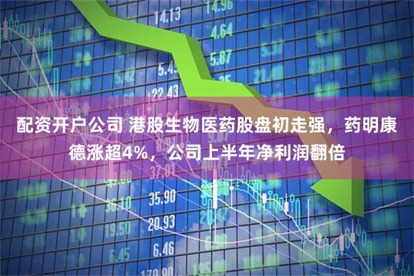 配资开户公司 港股生物医药股盘初走强，药明康德涨超4%，公司上半年净利润翻倍
