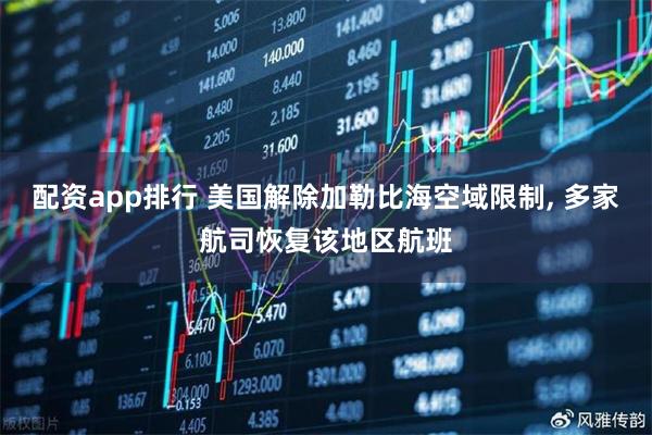 配资app排行 美国解除加勒比海空域限制, 多家航司恢复该地区航班