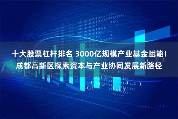 十大股票杠杆排名 3000亿规模产业基金赋能！成都高新区探索资本与产业协同发展新路径